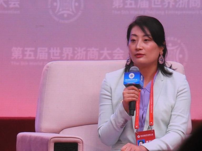 娃哈哈集团董事长宗馥莉。(记者林宸谊／摄影)