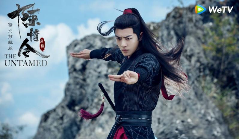 肖战微博删掉前缀「X玖少年团」。（取材自微博）