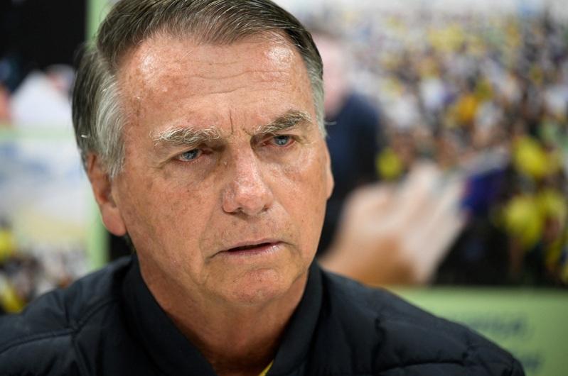 巴西前总统波索纳洛(Jair Bolsonaro)。路透