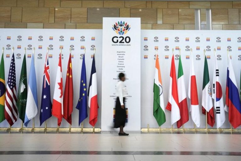 20国集团各国财长和央行总裁18日在南非德班（Durban）结束为期2天的会议。（路透）