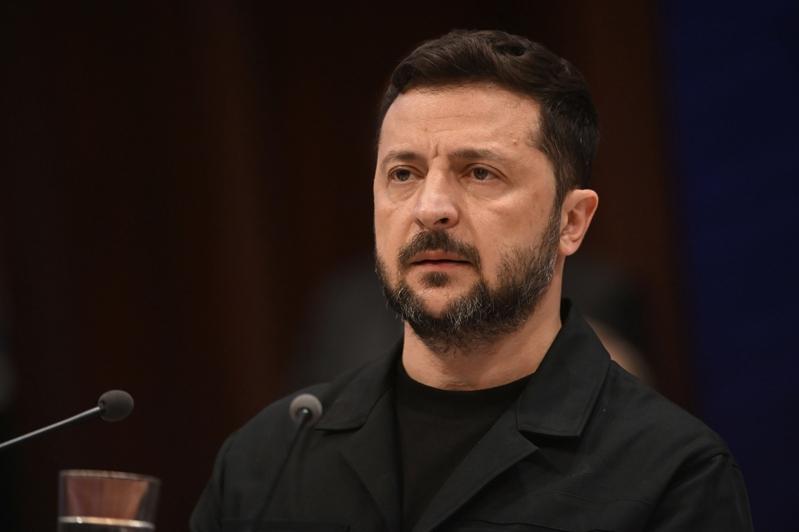 乌克兰总统泽伦斯基(Volodymyr Zelenskyy)。美联社