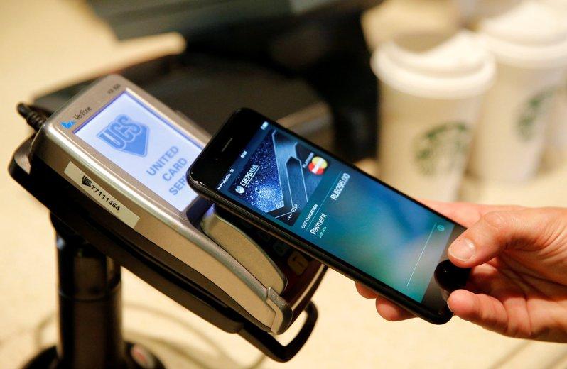 Apple Pay。示意图(路透)