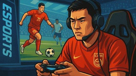 中国足球协会宣布组建电子国足队,不过球迷和网民普遍不看好。(取材自上观新闻)