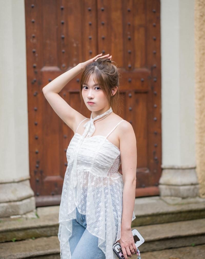 黄婧灵外型甜美，在网络享有高人气。图／摘自IG