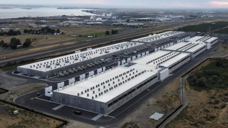 在美国，数据中心扩张预料将使用电到2026年年成长率持续高于2%。（美联社）