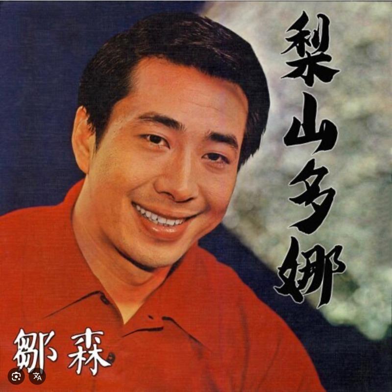邹森年轻时模样。图／摘自台艺大脸书