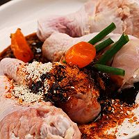 咸蛋黄鸡腿的做法图解3
