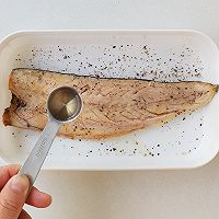 豌豆青酱意面配煎青花鱼，一人食也可以很精致的做法图解3