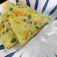 #豪吉藤椒油真香来袭#营养早餐!藤椒味鸡蛋饼的做法图解16