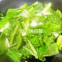 低卡减脂餐!藤椒油炒快白苗菜的做法图解8