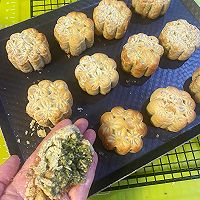 双酥海苔腰果月饼—酥到掉渣,好吃停不下来!的做法图解37