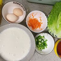 #豪吉藤椒油真香来袭#元气满满的营养早餐!鸡蛋煎饼的做法图解2