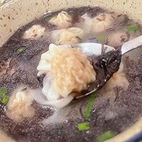 营养美味早餐！一口一个的鲜肉虾仁小馄炖（扁肉）的做法图解11