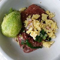 三鲜(西葫芦、鸡蛋、虾仁)猪肉水饺的做法图解4
