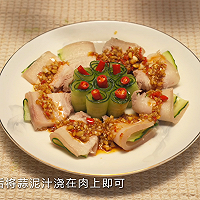 这道蒜泥白肉谁还没吃过？清爽不腻真的很下饭~的做法图解12