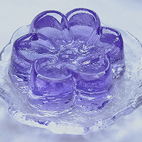 蝶豆花紫色果冻，浪漫治愈的做法图解1