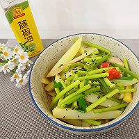 #豪吉藤椒油真香来袭#低卡减脂餐!藤椒味蒜苔炒土豆的做法图解16