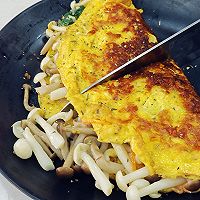 菌菇菠菜蛋饼的做法图解9