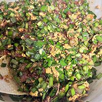 虾仁韭菜鸡蛋瘦肉 三鲜饺子超好吃的做法图解2