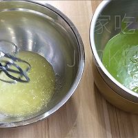 抹茶古早奶酪杯,浓醇奶酪 + 清新抹茶,绵密湿润の软乎乎!的做法图解5