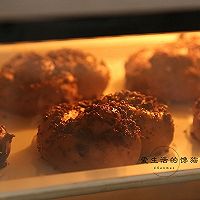 爱心酥粒巧克力面包的做法图解8