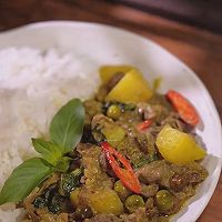 泰国绿咖喱牛肉的做法图解7