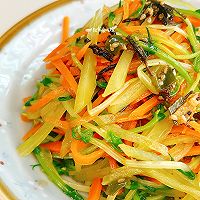 葱油拌三丝,自制葱油打败夏日没胃口!的做法图解8