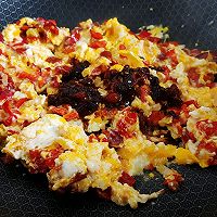 豉香椒蒜炒鸡蛋的做法图解4