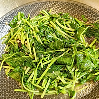 蒜泥番薯叶的做法图解4