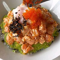 三文鱼牛油果拌饭的做法图解8