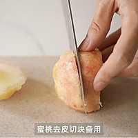 我家的夏日凉方 | 茉莉蜜桃三明治的做法图解2