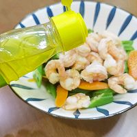 #豪吉藤椒油真香来袭#夏日轻食/秋葵拌虾仁的做法图解8