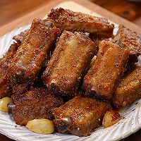 成都喝茶经纪人自带分享外卖蒜香椒盐排骨的做法图解2
