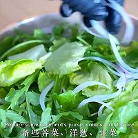 黑松露牛排春菜沙拉的做法图解3