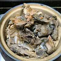 腐竹焗三文鱼头煲的做法图解6