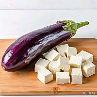茄子豆腐面的做法图解1