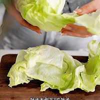 金枪鱼火腿球生菜卷的做法图解6