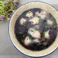 营养美味早餐！一口一个的鲜肉虾仁小馄炖（扁肉）的做法图解1