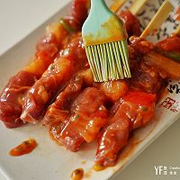 百香果菠萝烤肉串的做法图解5