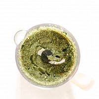 香菇油菜泥米糊的做法图解6