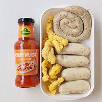 咖喱风味大肉块香肠小食组合的做法图解1