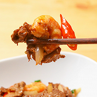 虾仁炒牛肉的做法图解9