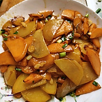 土豆炒红薯的做法图解7
