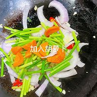 #豪吉藤椒油真香来袭#减脂餐!蒜苔炒牛腱子肉的做法图解8