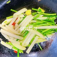 #豪吉藤椒油真香来袭#低卡减脂餐!藤椒味蒜苔炒土豆的做法图解11