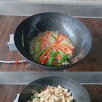 青椒炒肚皮的做法图解4