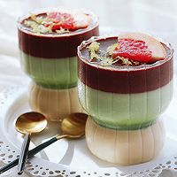 夏了夏天的【三色布丁】的做法图解18