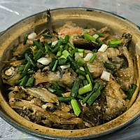 腐竹焗三文鱼头煲的做法图解9