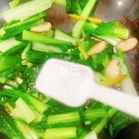 低卡减脂餐!藤椒油炒快白苗菜的做法图解11