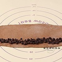 爱心酥粒巧克力面包的做法图解3